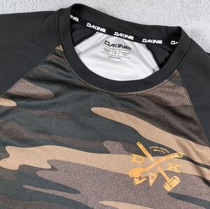 Dakine Men's Large Cycling Dropout Jersey Camo MTB Mountain Bike